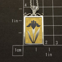SOLD: Iris Keum Boo pendant of Shakudo on gold