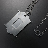 SOLD: Thriving leaves rectangle Keum Boo pendant