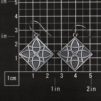 Sold Celtic earrings, silver earrings, oxidized silver earrings