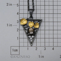 (C) KAZNESQ: Keum Boo star sapphire Art Noiveau necklace