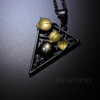 (C) KAZNESQ: Keum Boo star sapphire Art Noiveau necklace